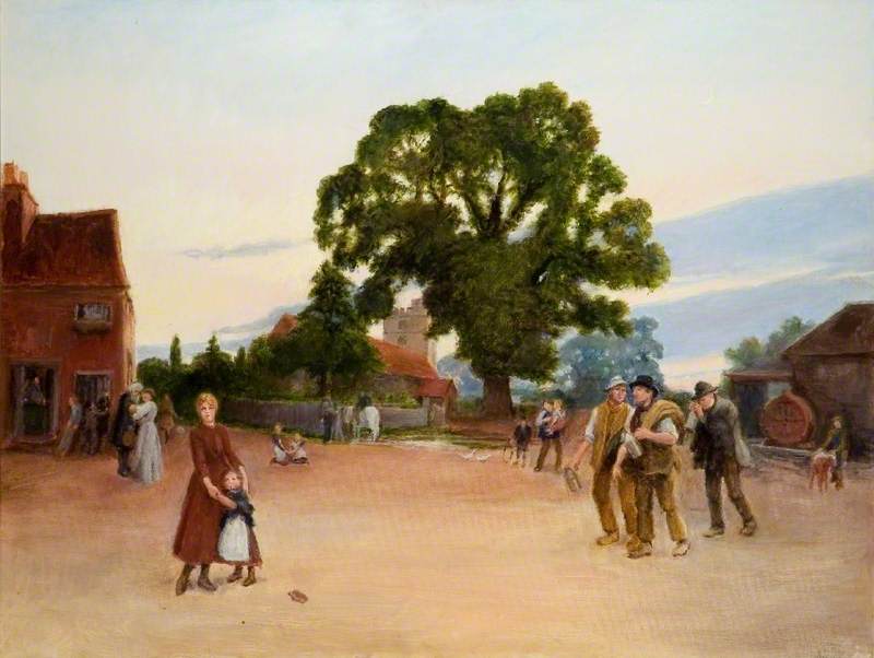 Our Village (copy Of Hubert Von Herkomer) — John E Williams