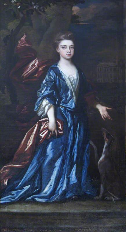 Eleanor Brownlow (1691–1730), Later Viscountess Tyrconnel, As A Young Girl — Johann Closterman