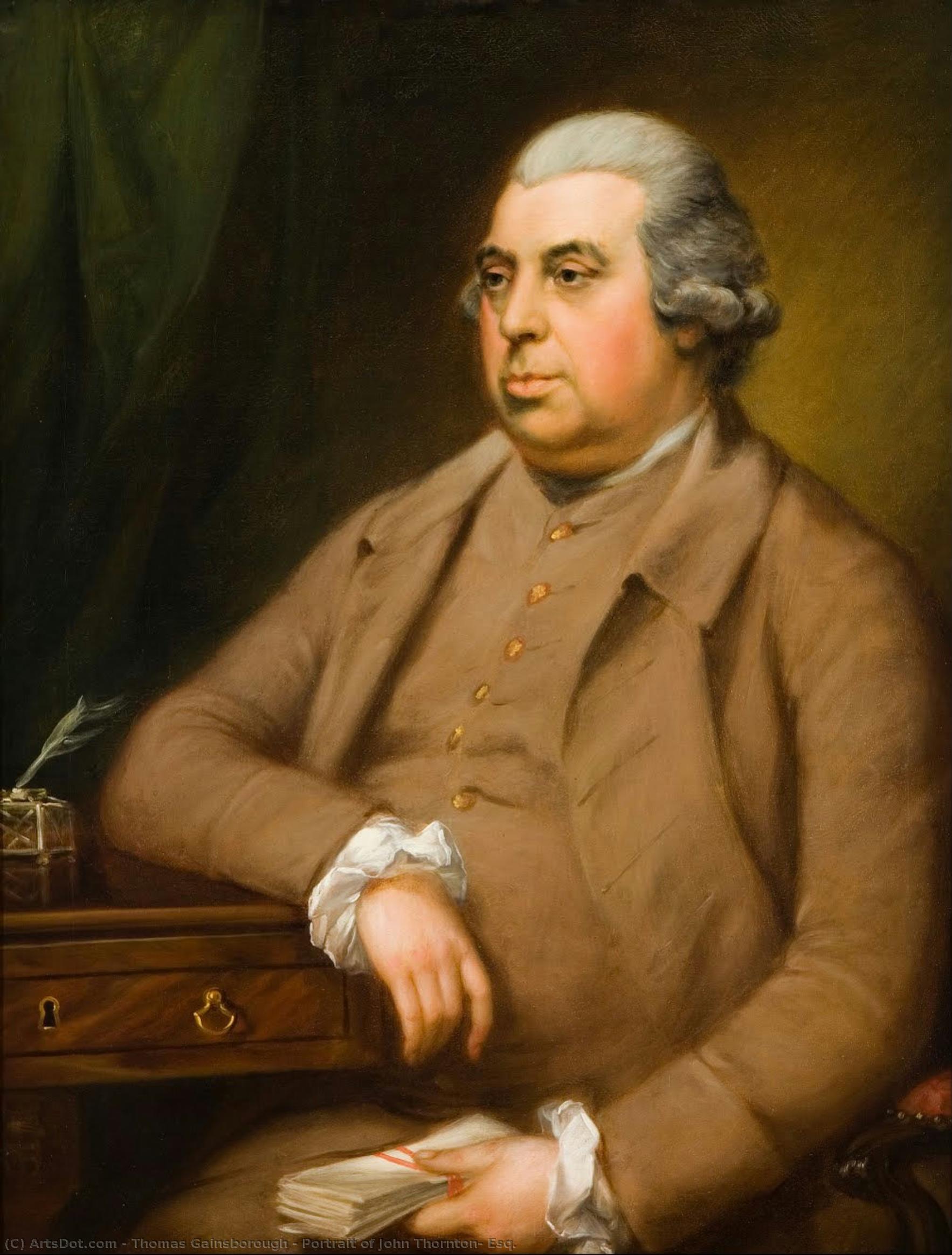 Portrait Of John Thornton, Esq. — Thomas Gainsborough