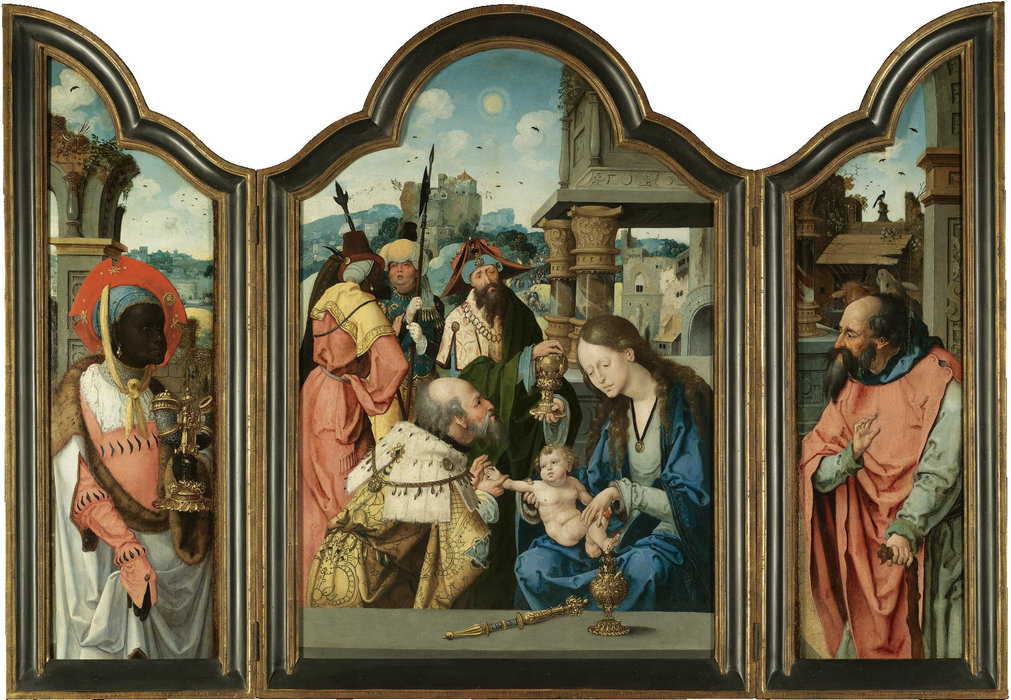 Magi, One Of The Magi,saint Joseph — Master Of The Lille Adoration