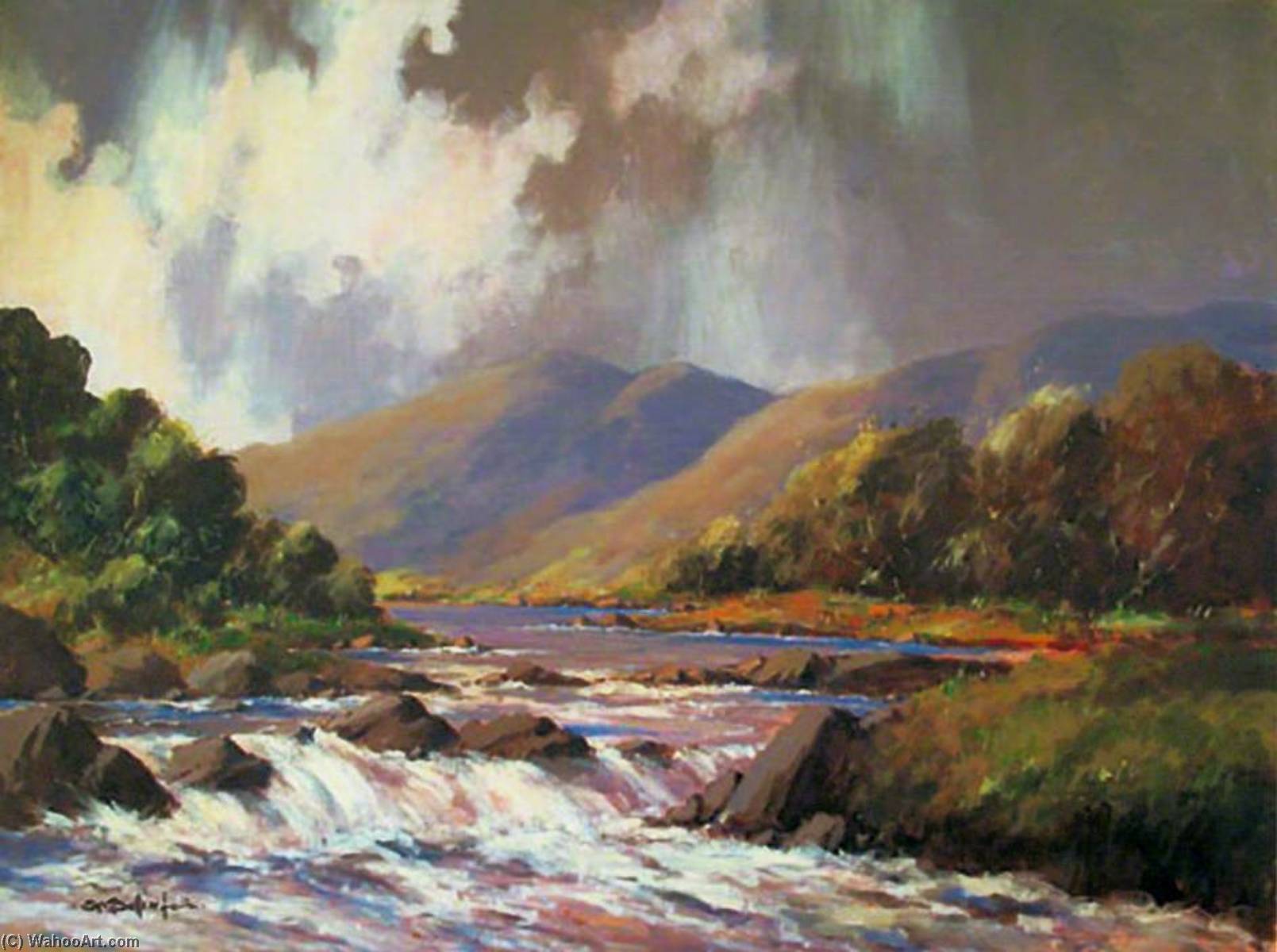 River In Donegal — George K Gillespie