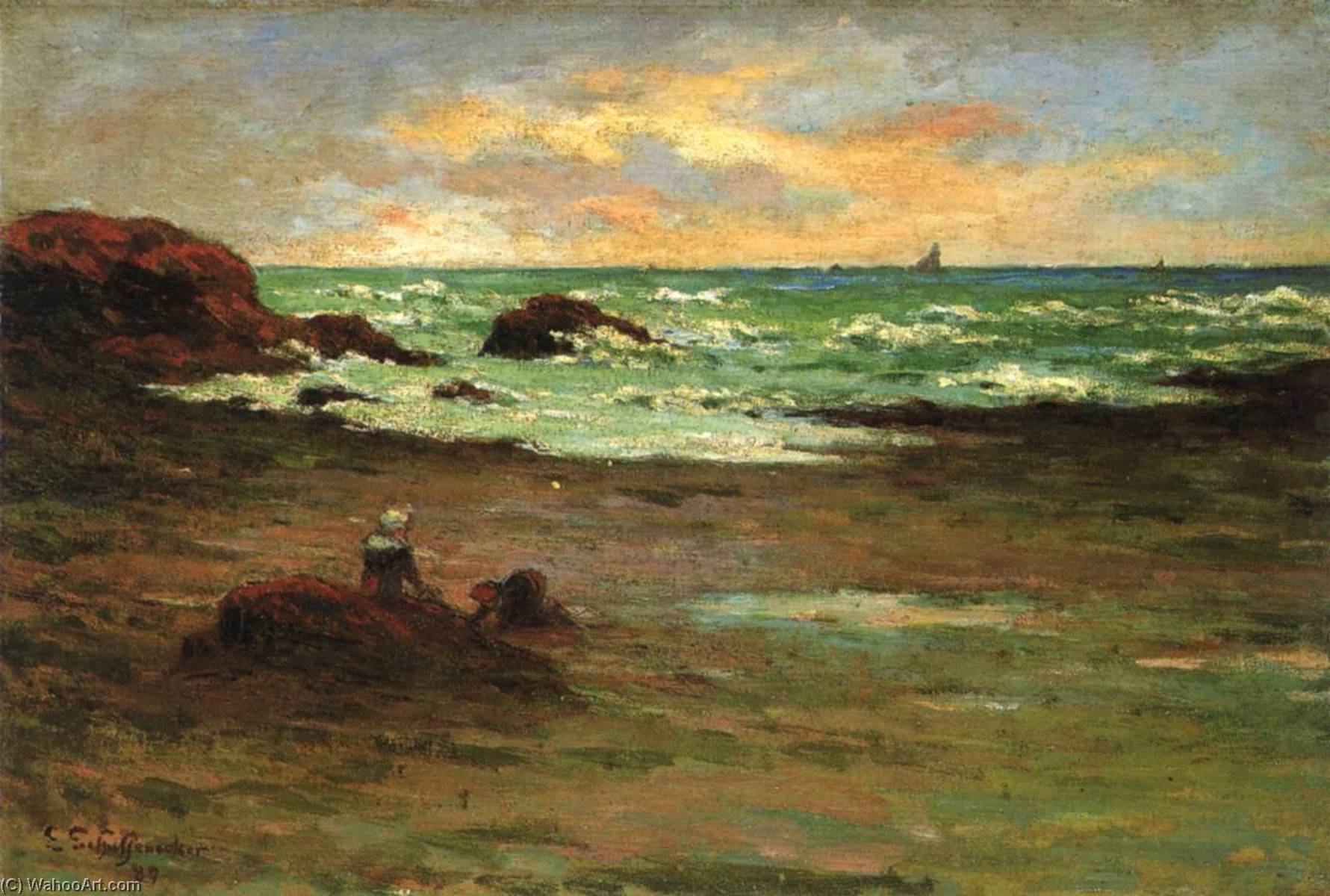 A Cove At Concarneau — Claude Emil Schuffenecker