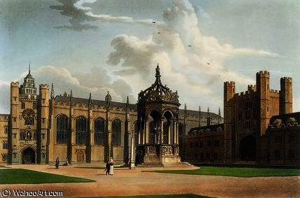 The Court Of Trinity College, Cambridge — William Westall