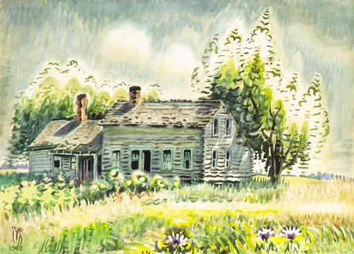 Old House In July — Čarls Burčfild