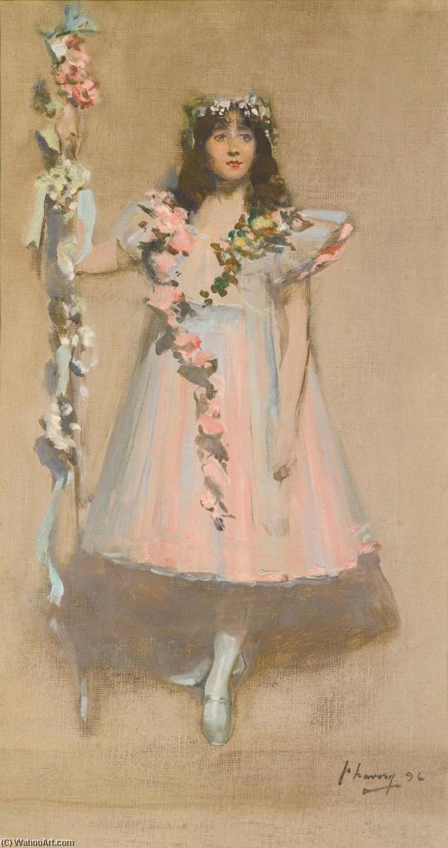 The Garlanded Girl — Sir John Lavery