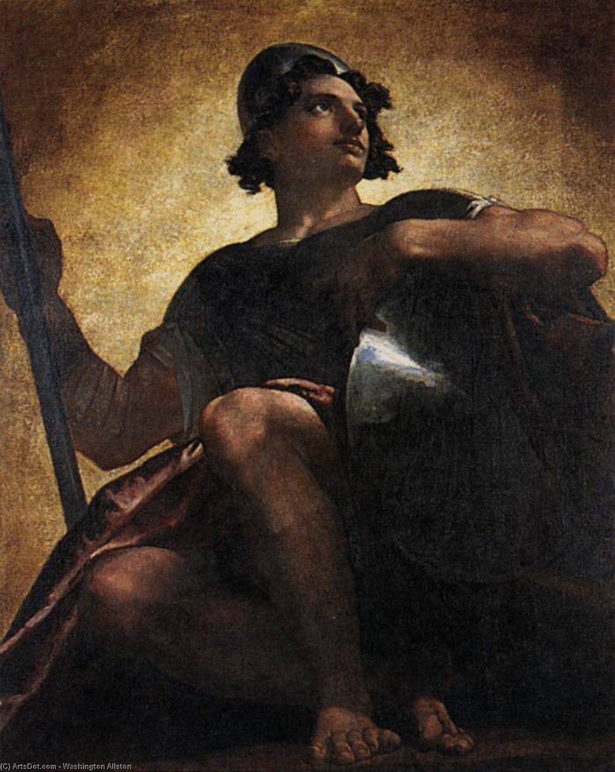 Uriel Standing In The Sun — Washington Allston