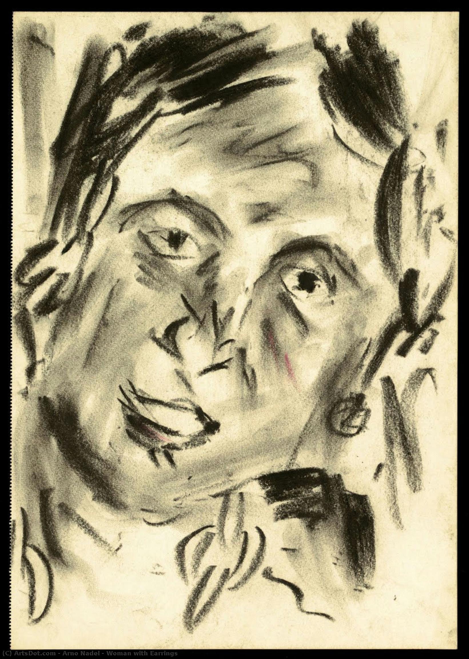 Woman With Earrings — Arno Nadel