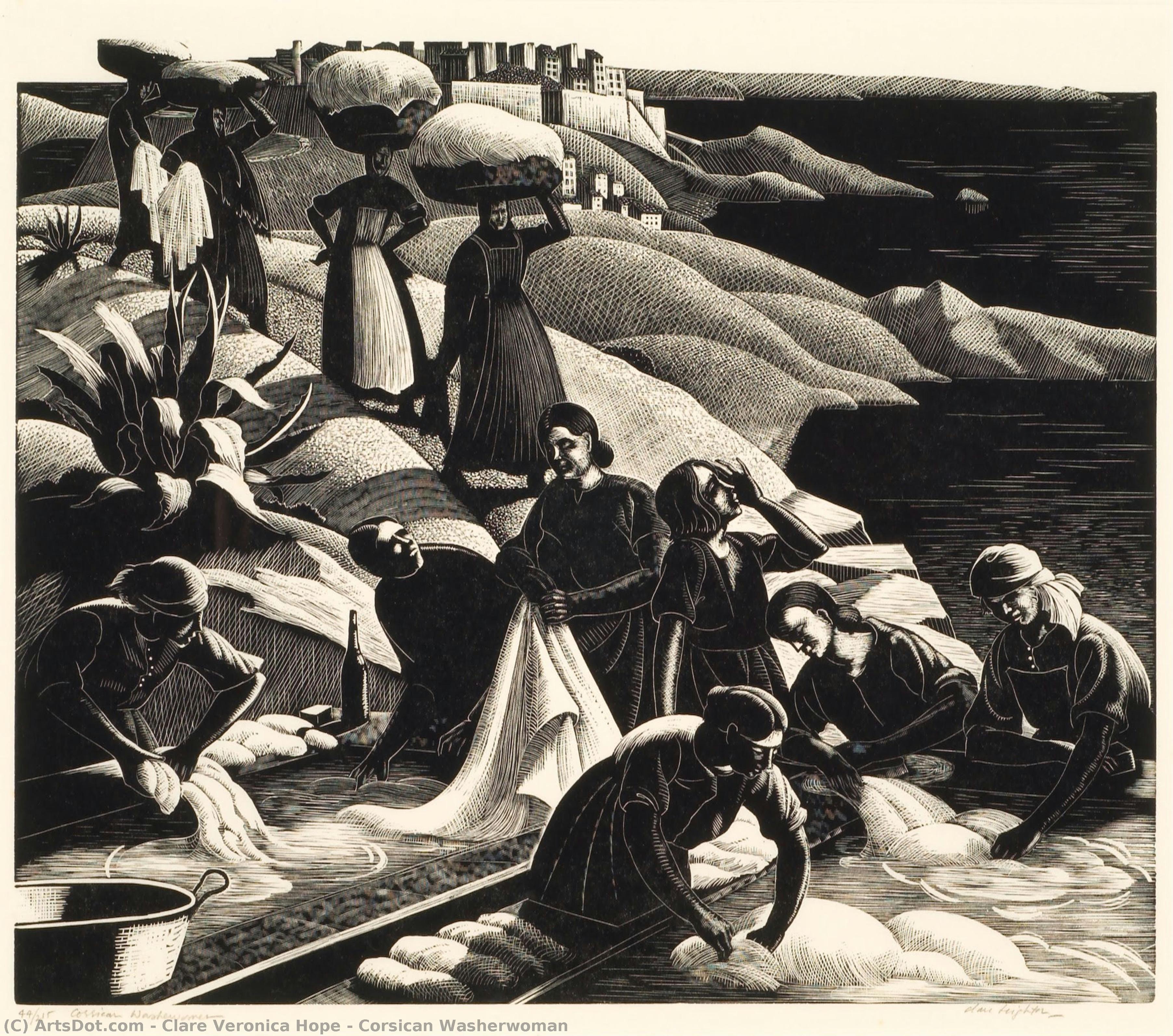 Corsican Washerwoman — Clare Veronica Hope