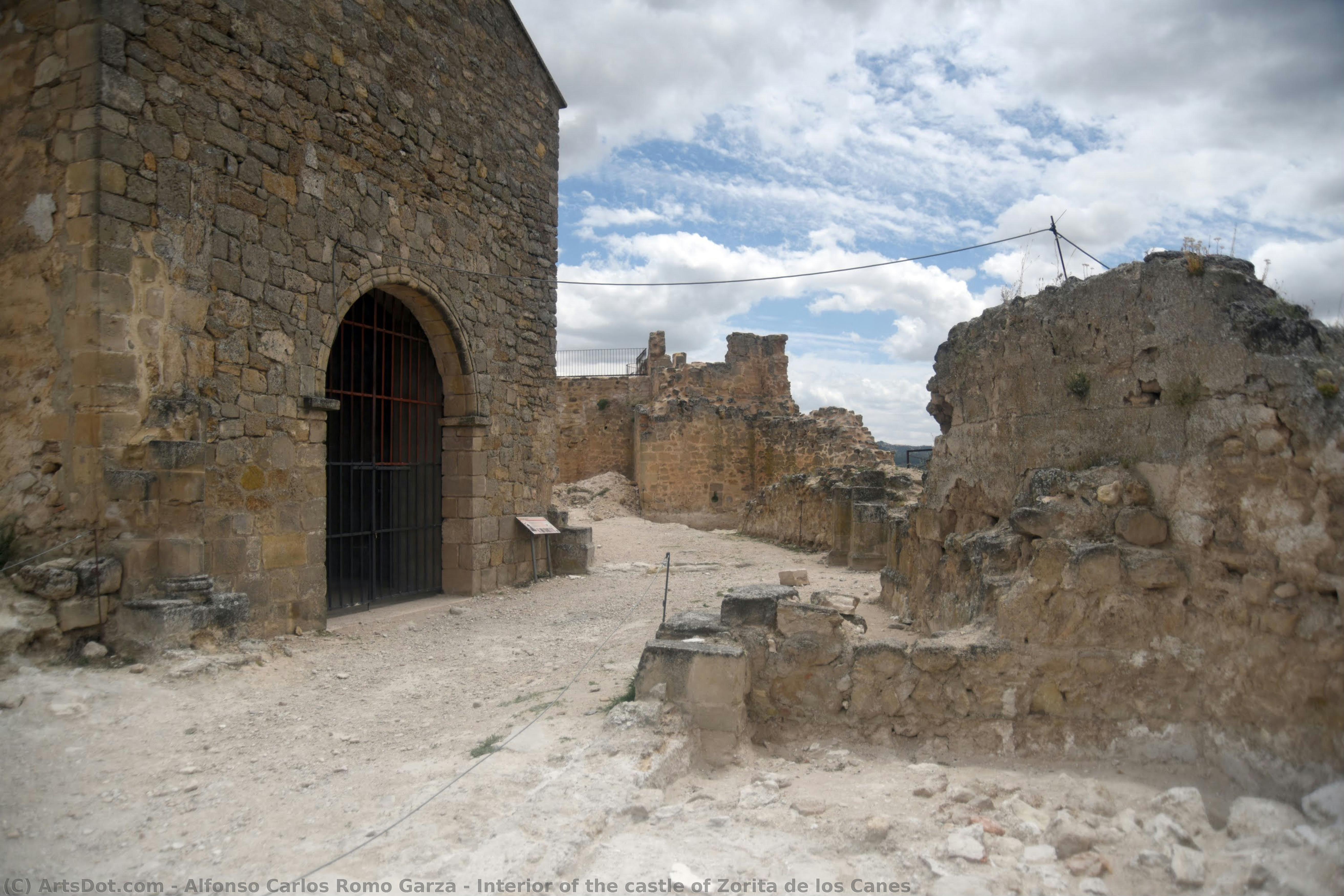 Interior Of The Castle Of Zorita De Los Canes — Alfonso Carlos Romo Garza