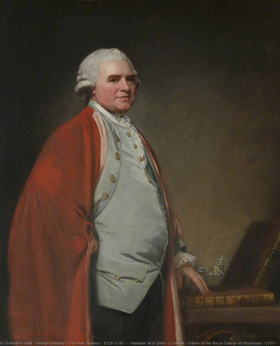 Sir Noah Thomas (1720–1792), Alumnus Of St John's College, Fellow Of The Royal College Of Physicians (1757) — George Romney