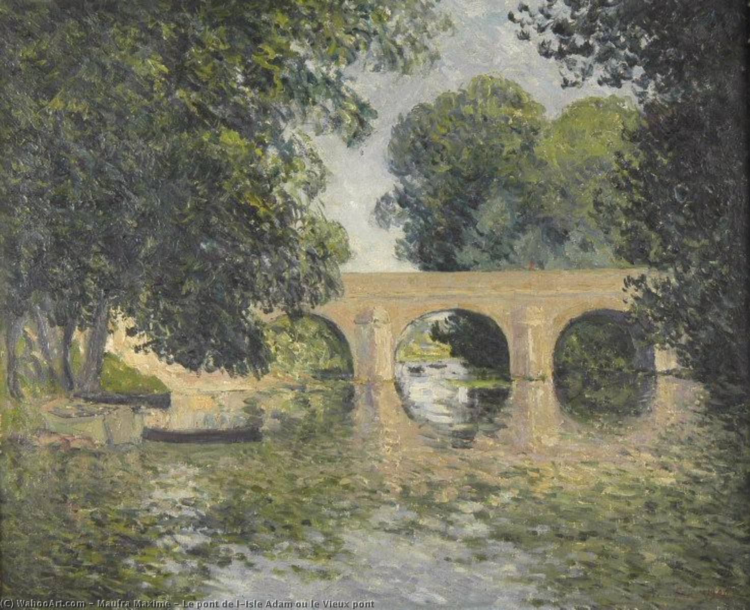 Le Pont De L'isle Adam Ou Le Vieux Pont — Maxime Emile Louis Maufra