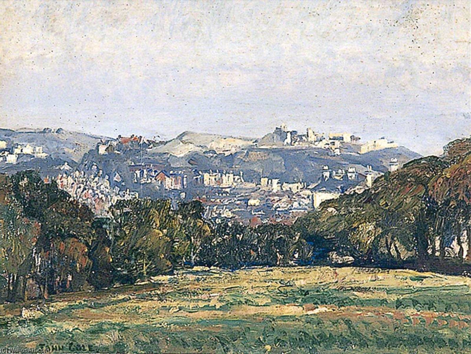 Hastings, East Sussex, From Summerfields — John Vicat Cole