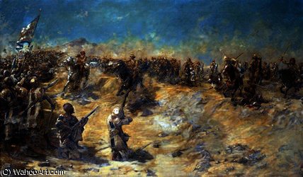 Charge Of The 21st Lancers At The Battle Of Omdurman — Edward Matthew Hale