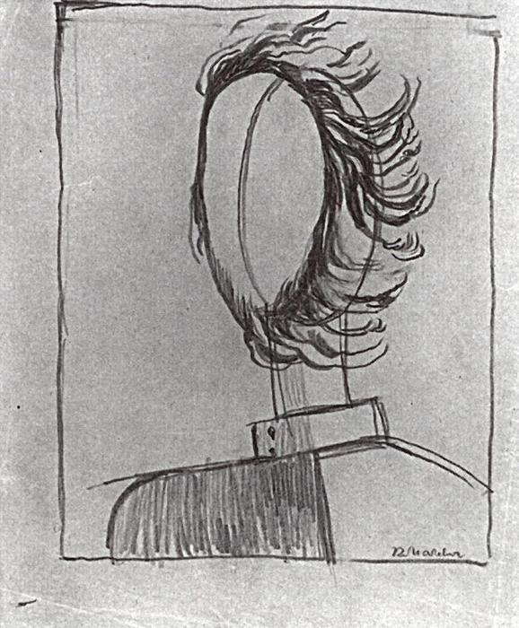 Men's Head — Kazimir Malevich