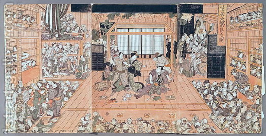 Interior Of A Theatre — Utagawa Toyokuni I