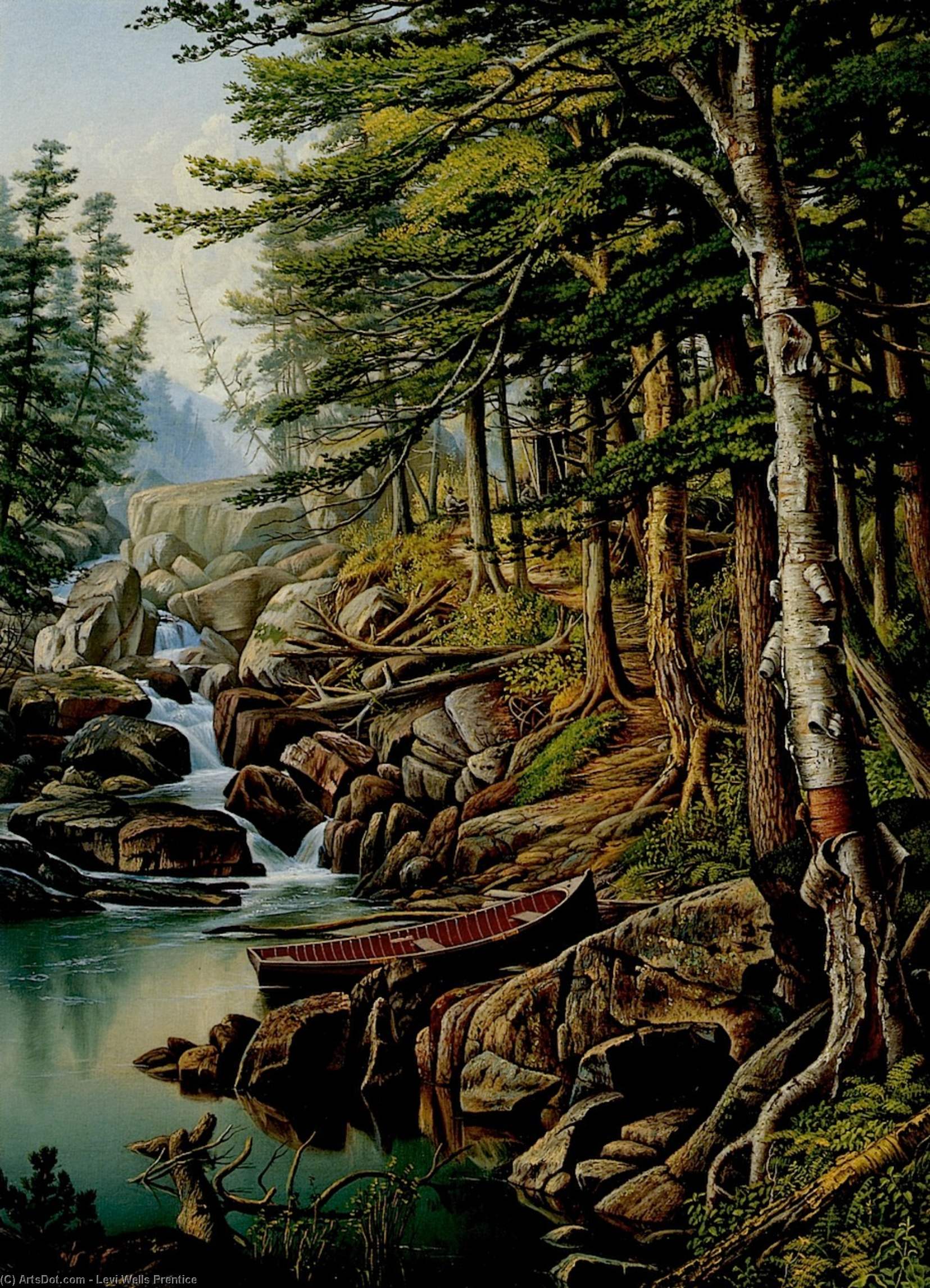 Moose River, Adirondacks — Леви Уэллс Прентис