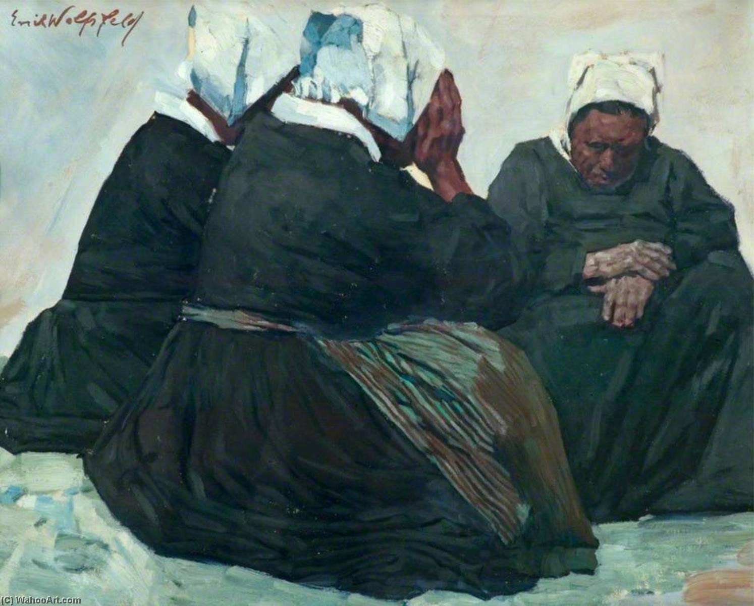 Women In Brittany — Erich Wolfsfeld