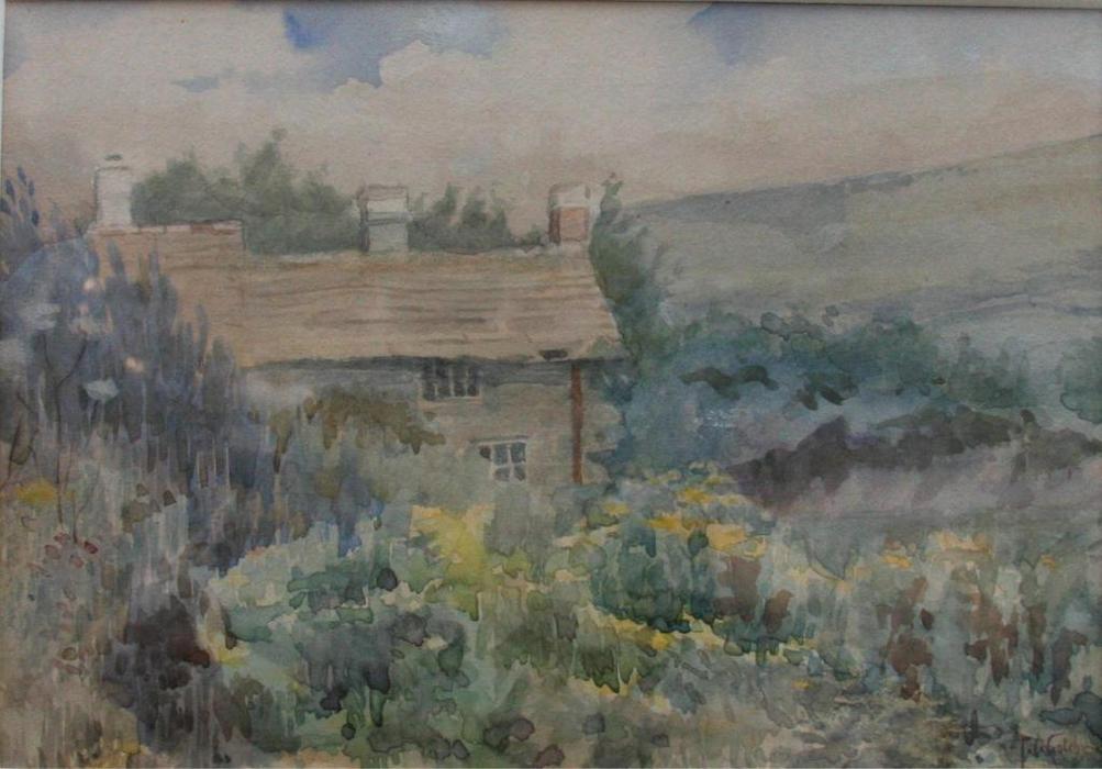 A Cottage In A Garden — Thomas Cooper Gotch