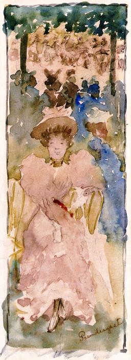 In The Park — Maurice Brazil Prendergast
