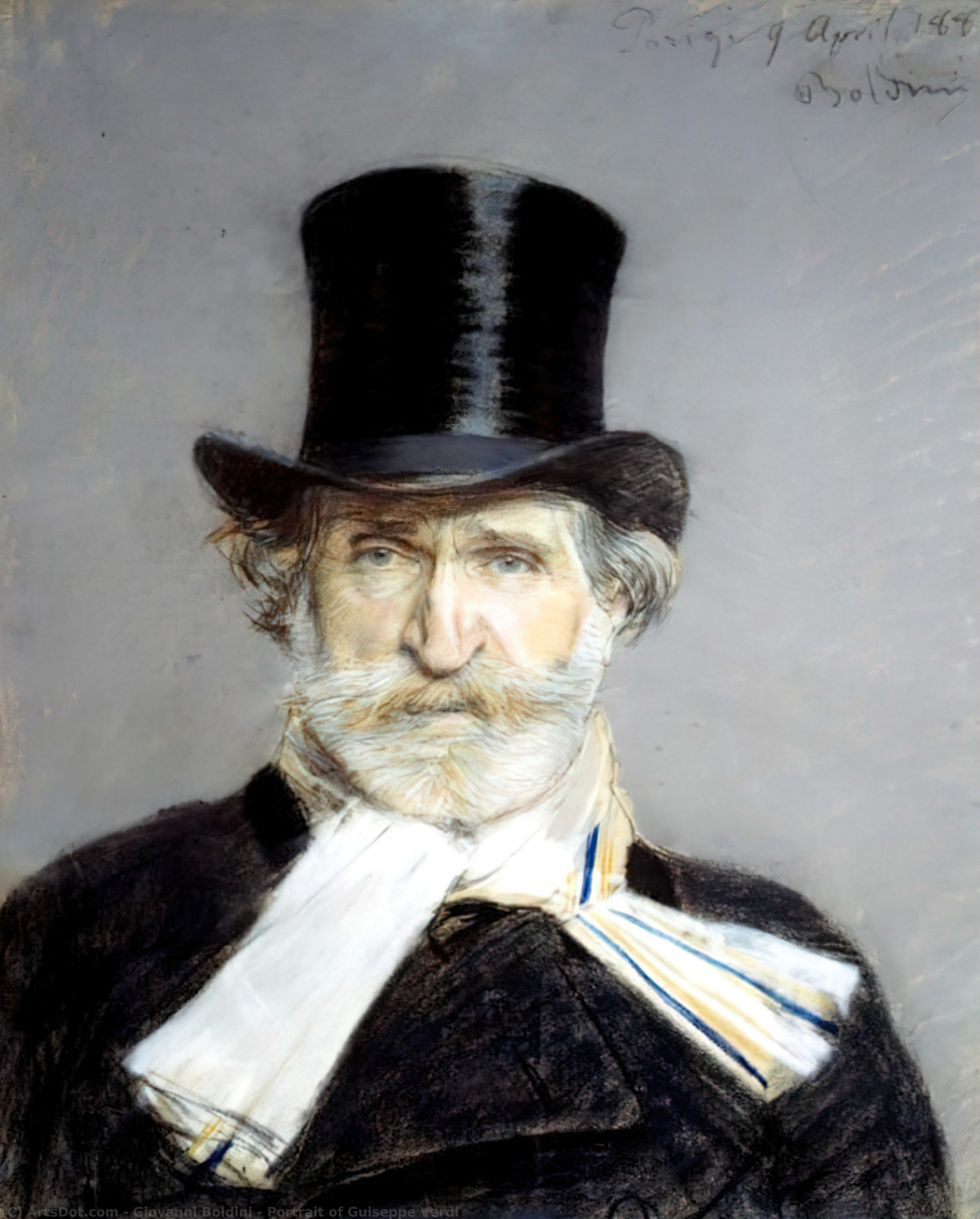 Portrait Of Guiseppe Verdi — Giovanni Boldini