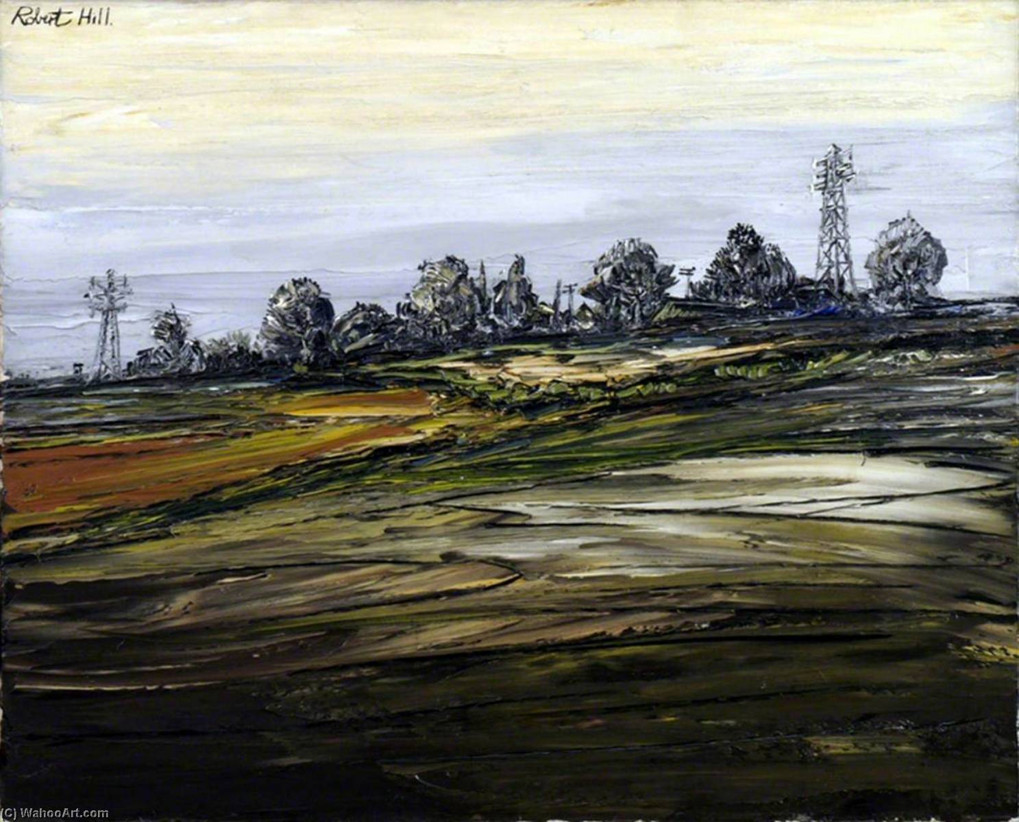 Landscape With Pylons — Robert W Hill
