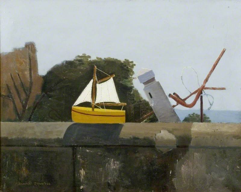 Toy Boat At Selsey — Kenneth Rowntree