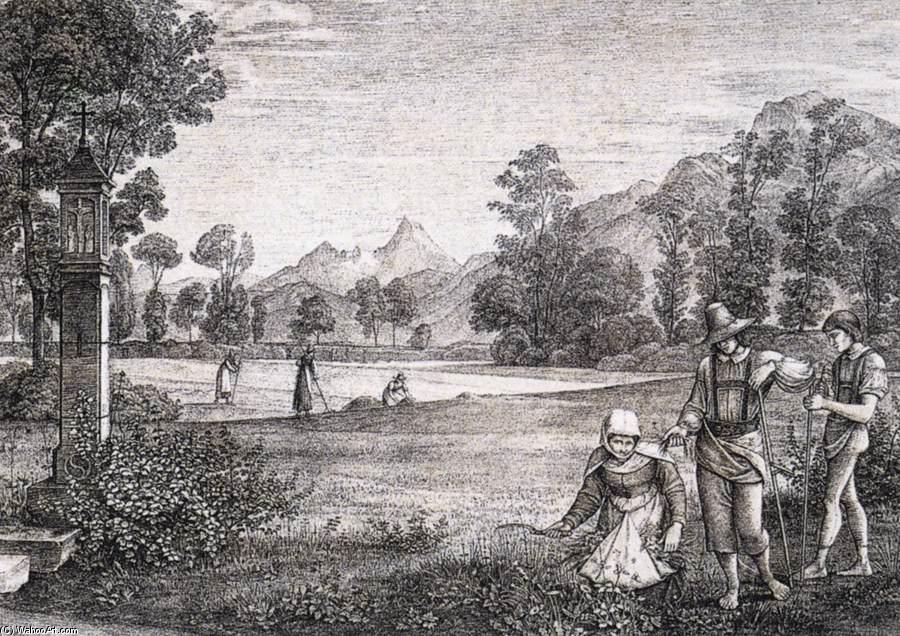 Meadow Before Aigen, Friday — Ferdinand Olivier