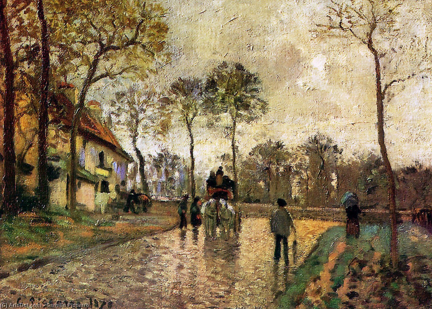 Stagecoach To Louveciennes — Kamij Pisaro