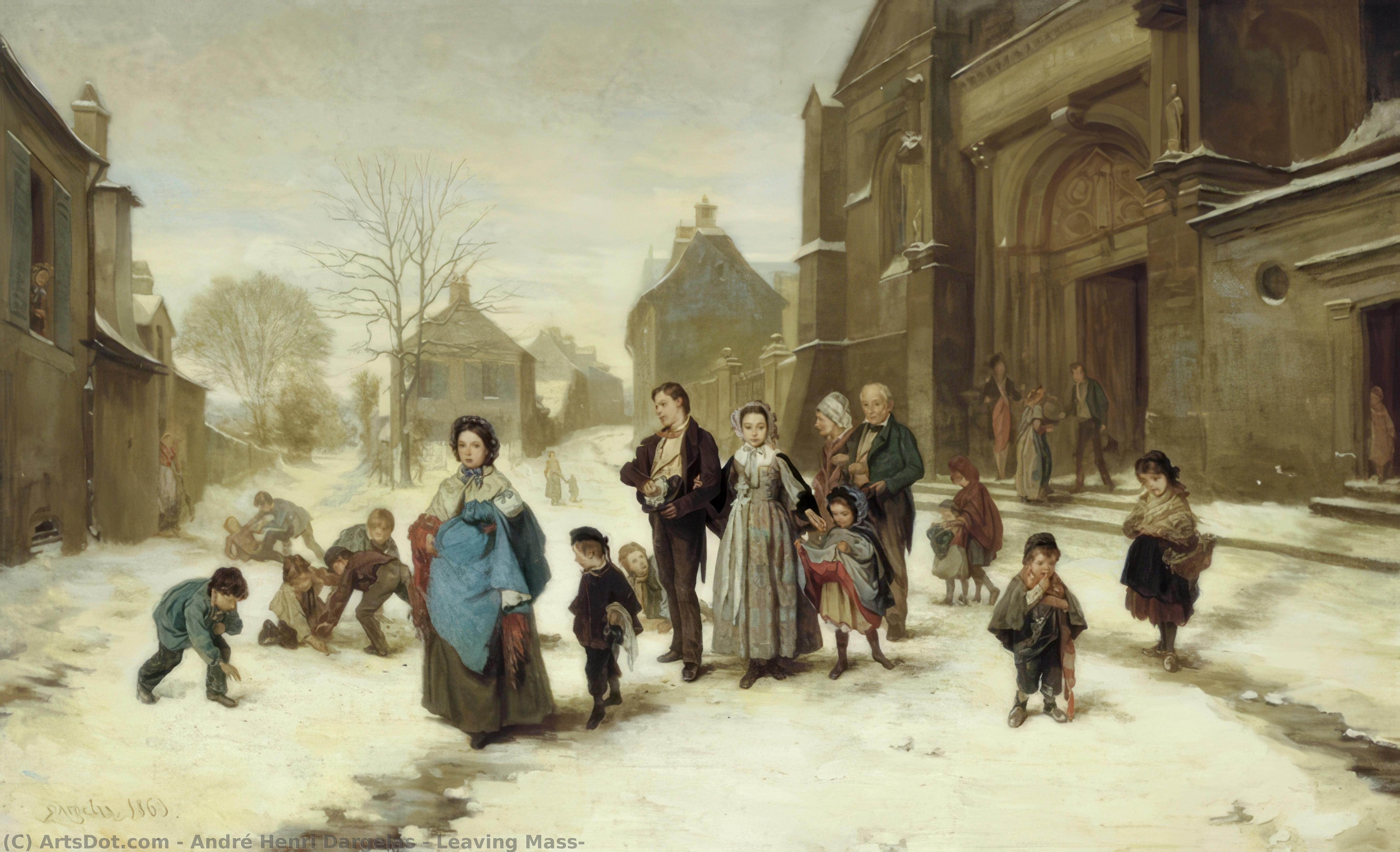 Leaving Mass, — Андре Анри Даргла