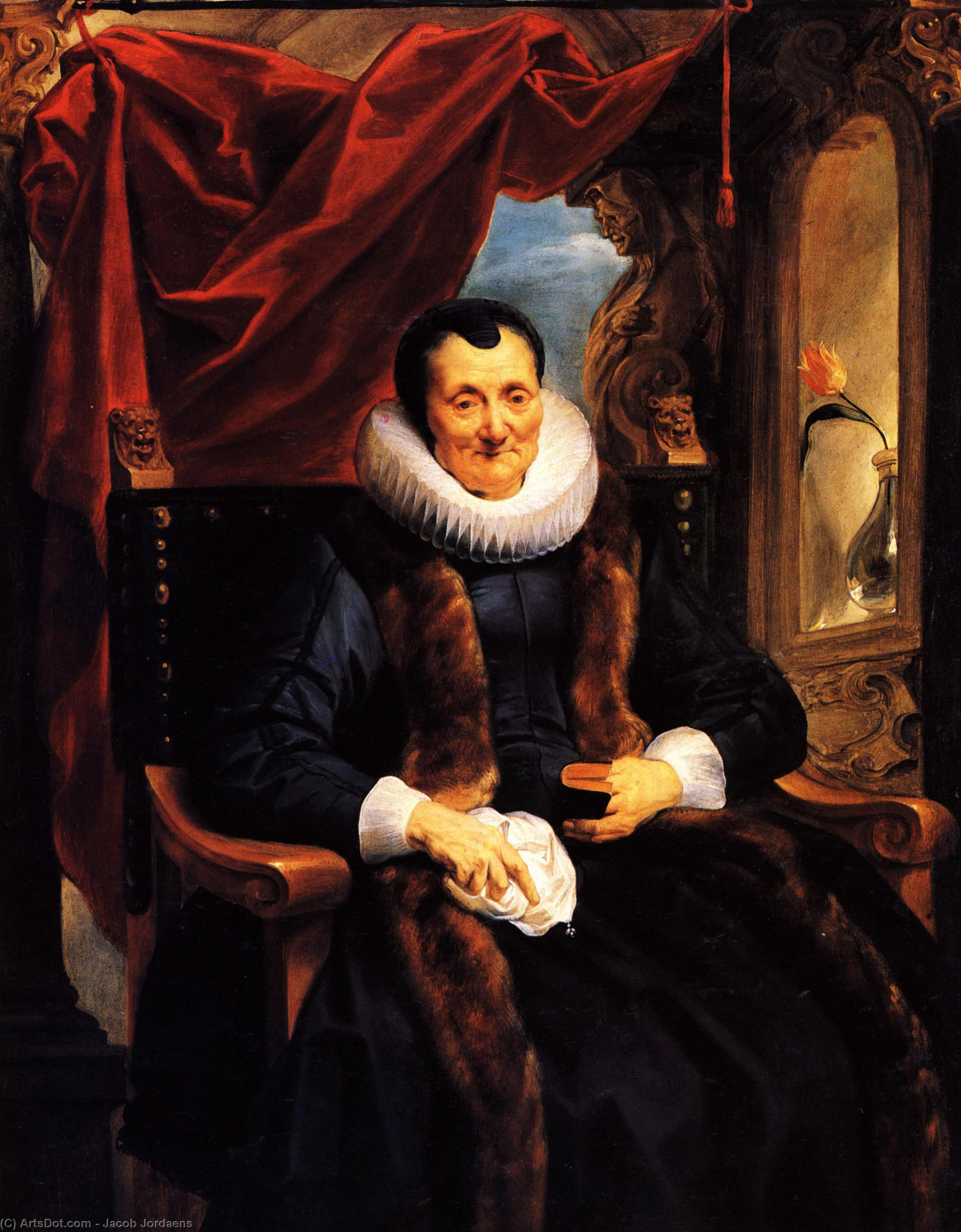 Portrait Of Magdalena De Cuyper — Jacob Jordaens