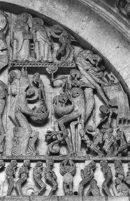 Last Judgment (detail) — Gislebertus