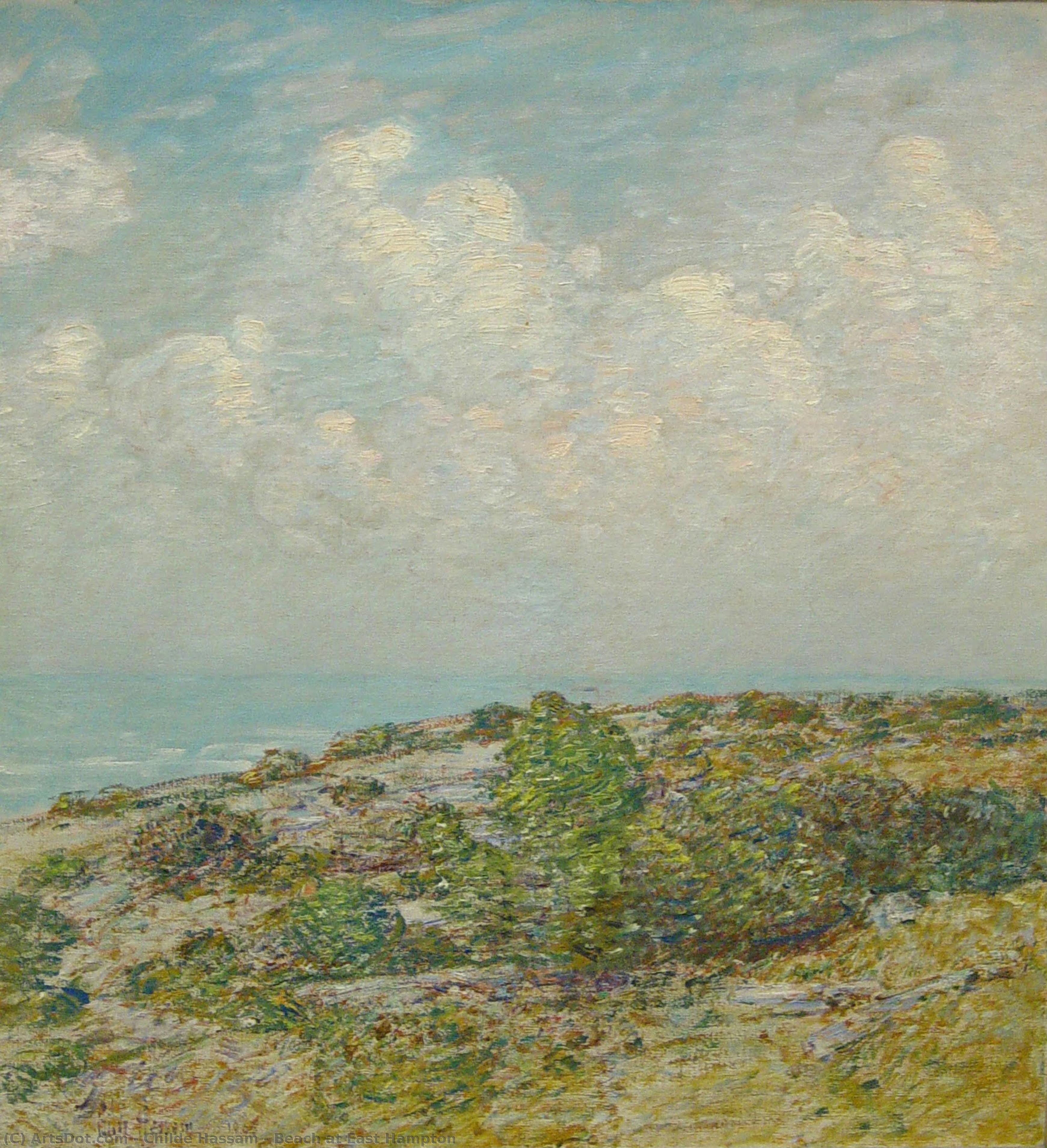 Beach At East Hampton — Frederick Childe Hassam