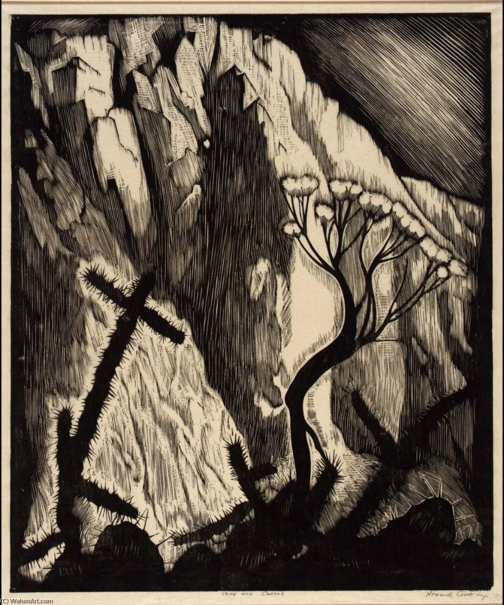 Sage And Cactus — Howard Cook
