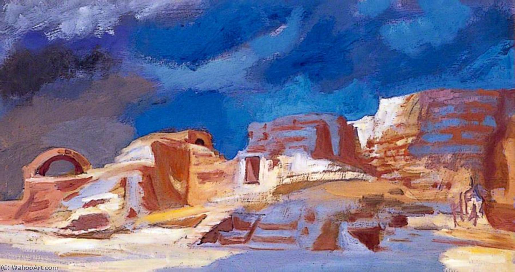Landscape Study Talnyva — Hans Feibusch
