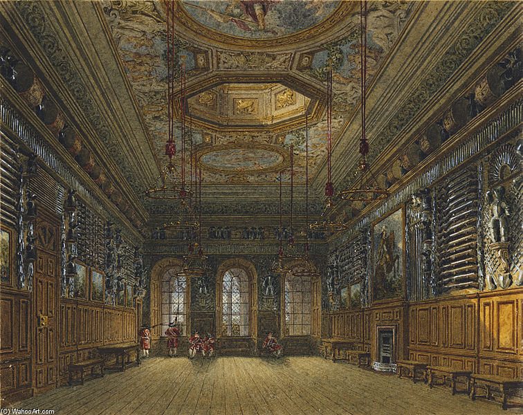 Windsor Castle, King's Guard Chamber — Charles Wild