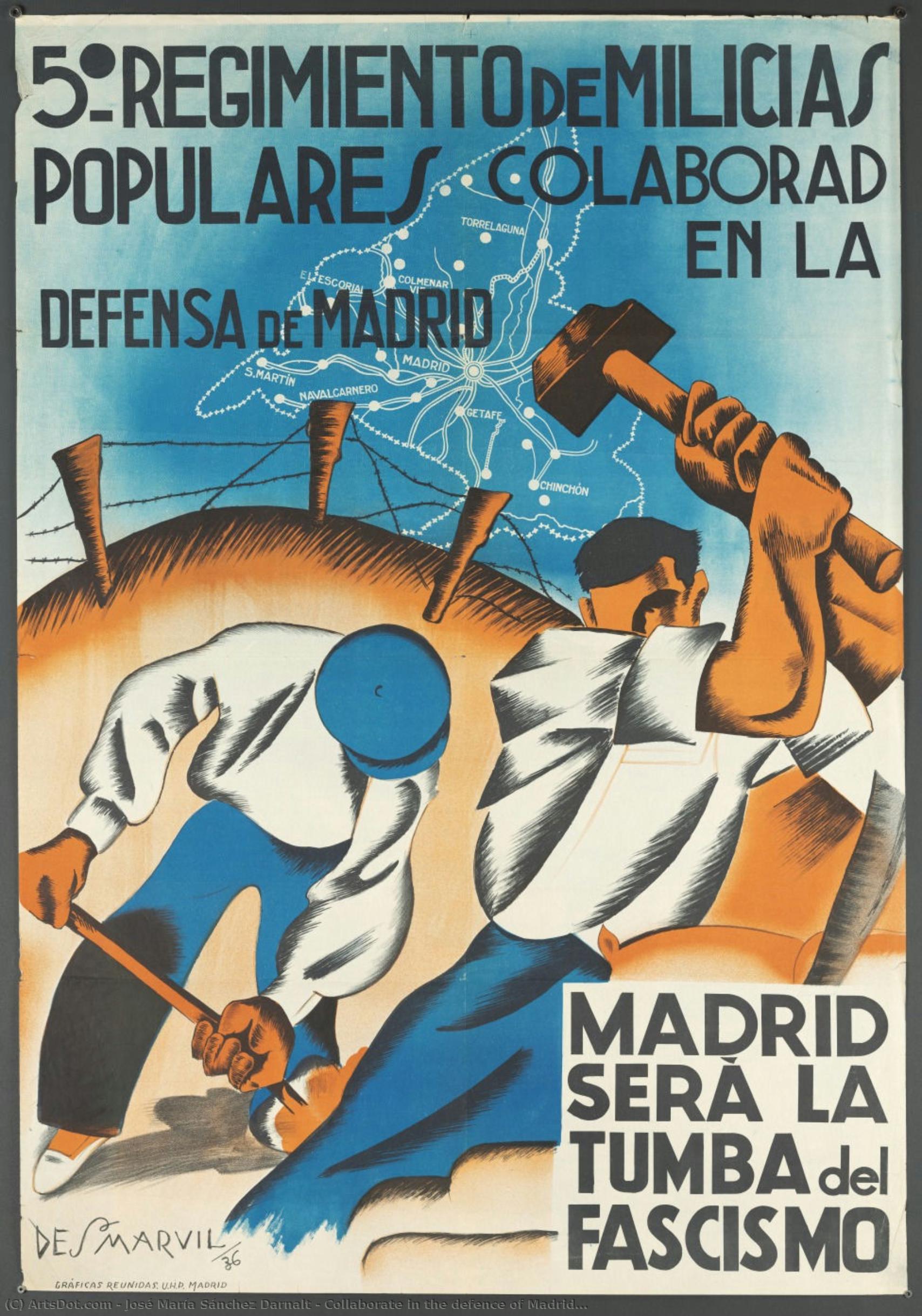 Collaborate In The Defence Of Madrid — José María Sánchez Darnalt