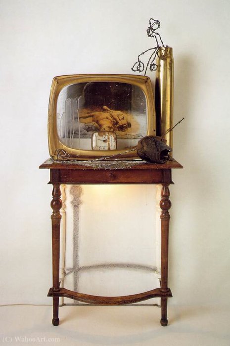 To Mourn A Dead Horse, Co (152.4 X 73.7 Cm) (1989) — Edward Kienholz