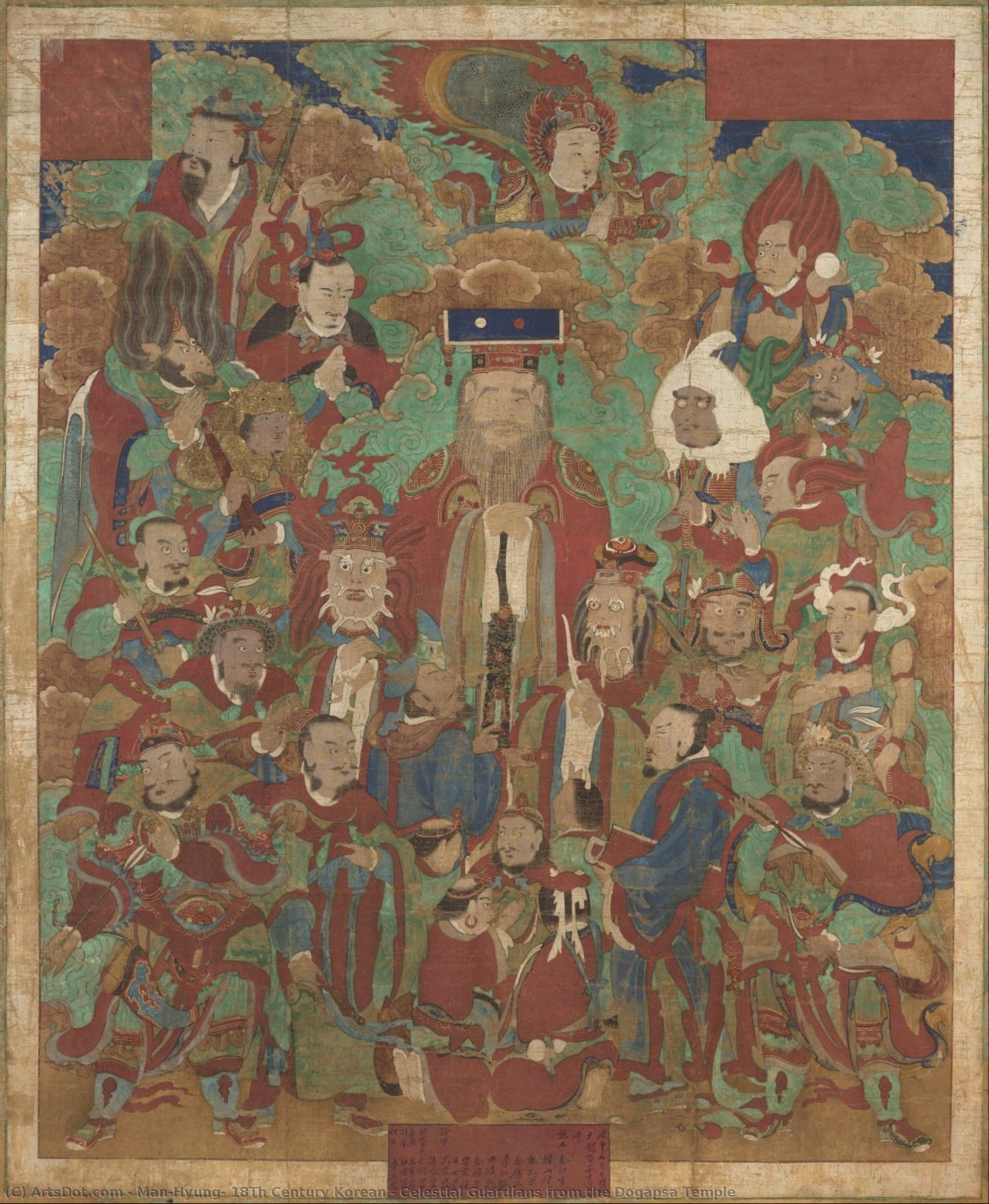 Celestial Guardians From The Dogapsa Temple — Man-hyung, 18th Century Korean