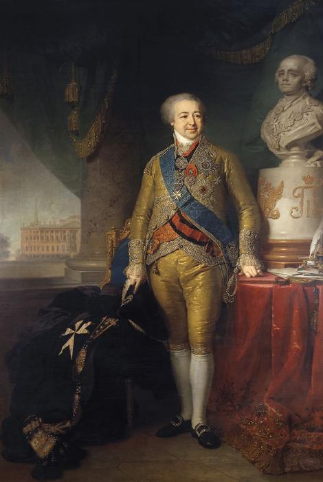 Portrait Of Prince A. B. Kurakin 1 — Vladimir Lukich Borovikovsky