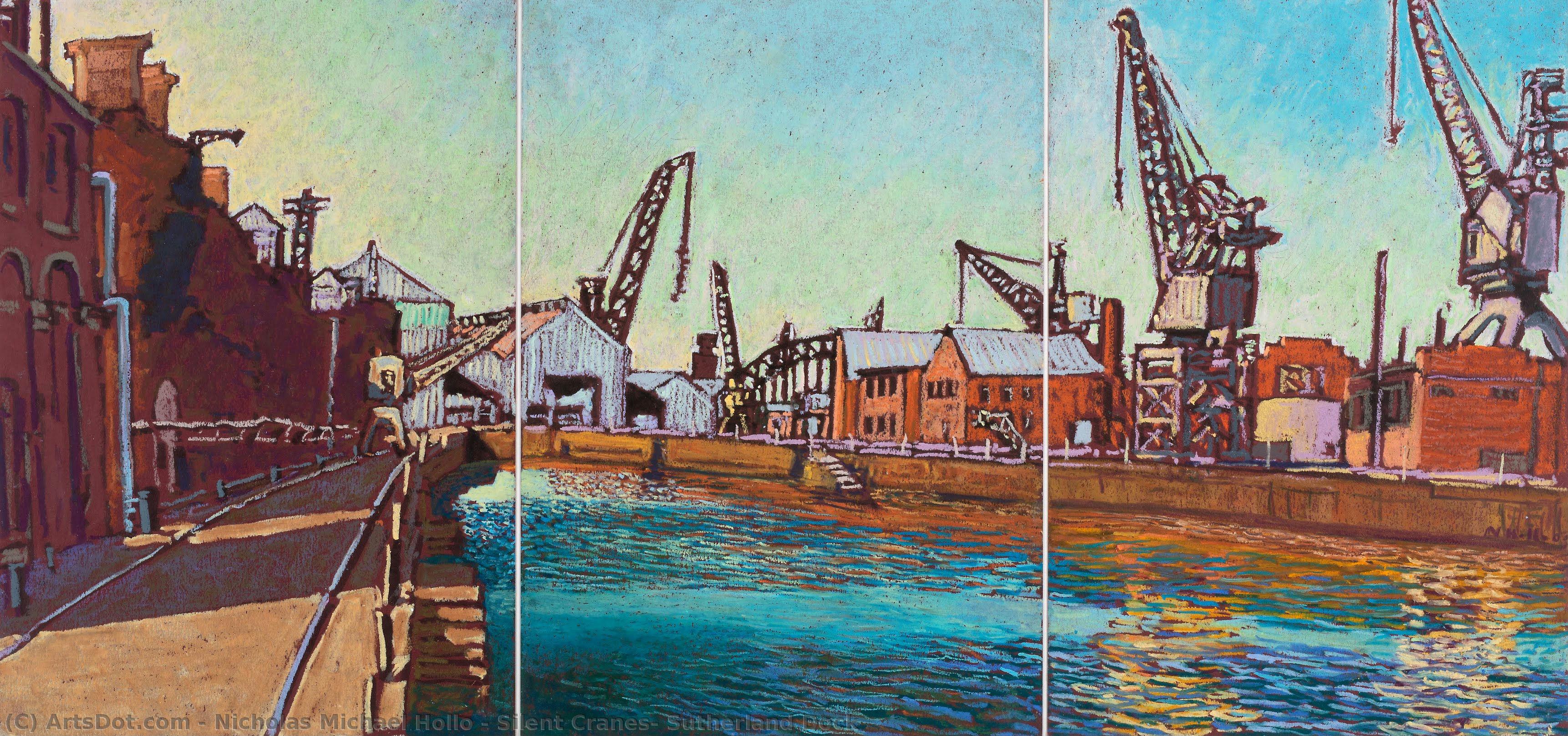 Silent Cranes, Sutherland Dock — Nicholas Michael Hollo