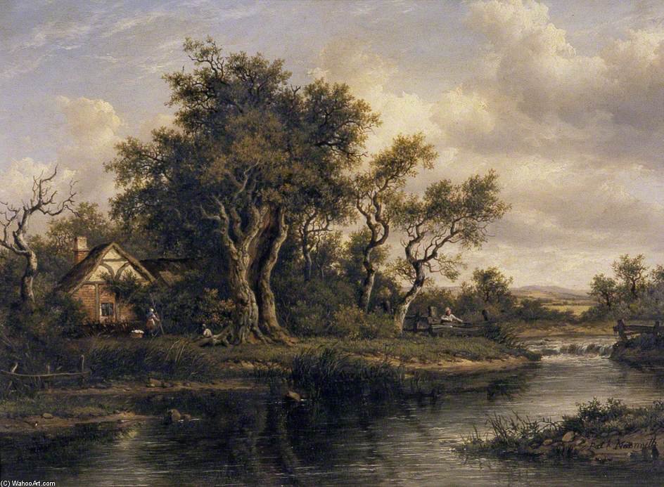 Landscape With A River And A Cottage — Патрик Нэсмит