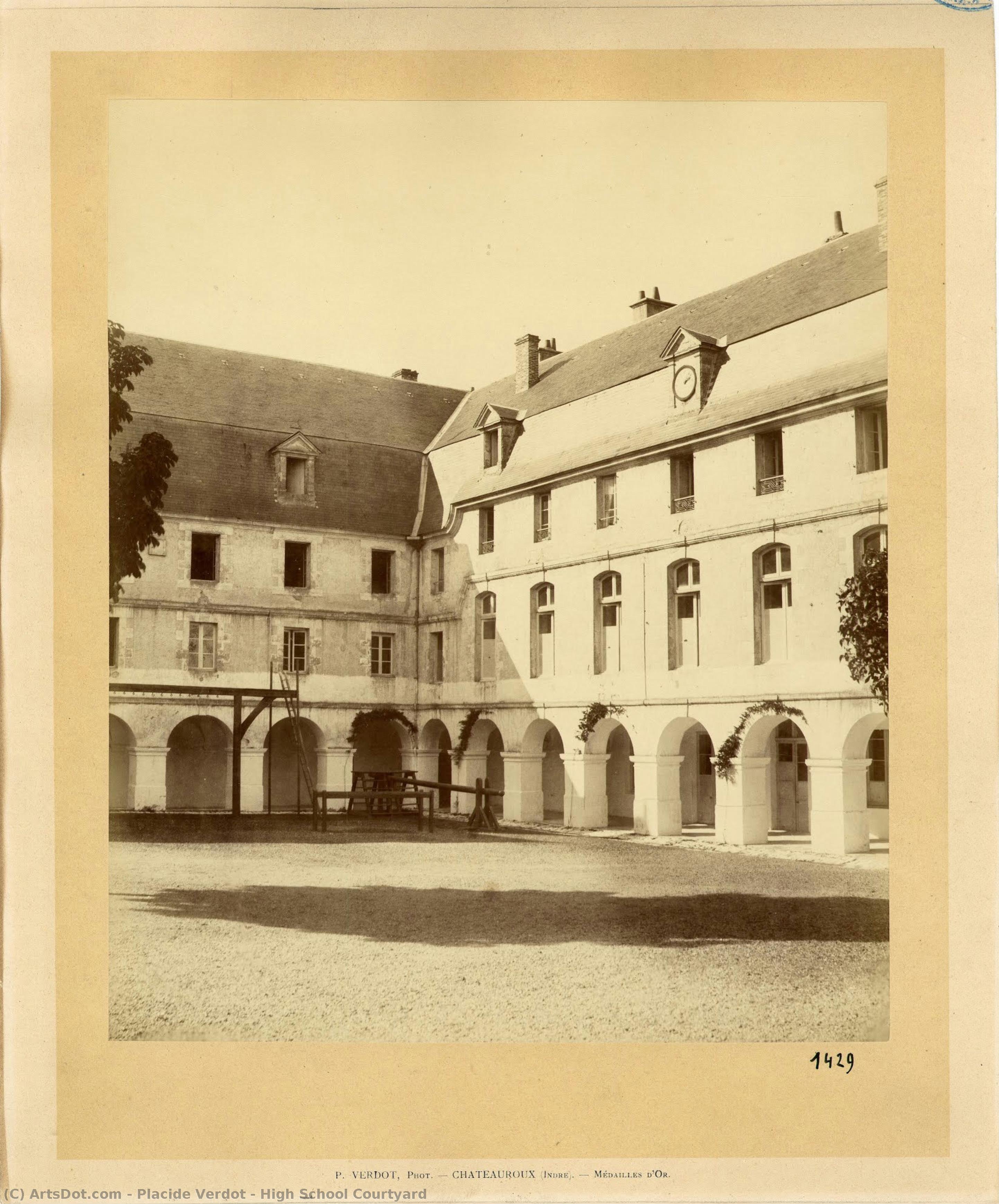 High School Courtyard — Placide Verdot