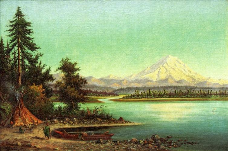 Mount Tacoma, Washington Territory — Grafton T Brown