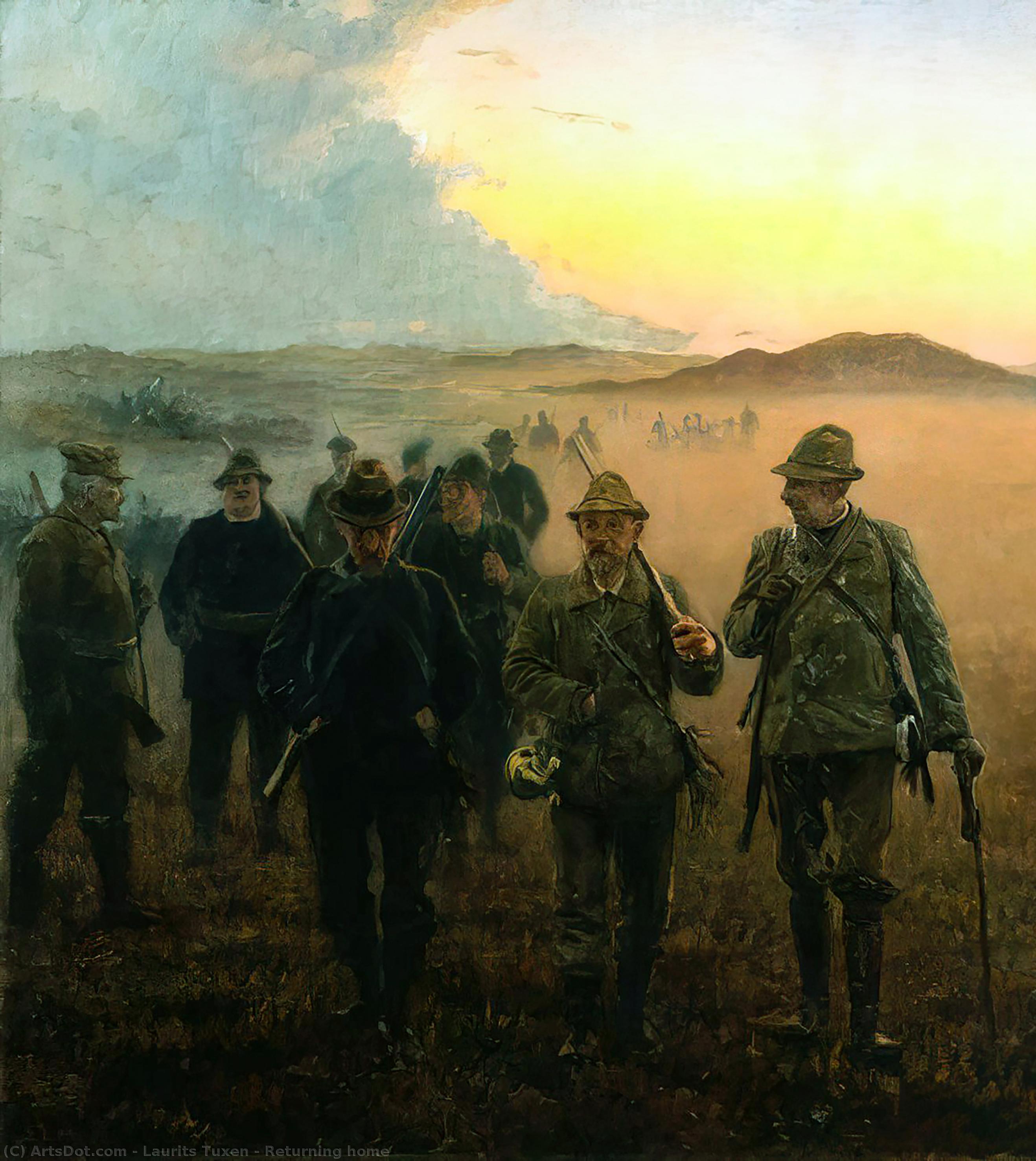 Returning Home — Laurits Tuxen