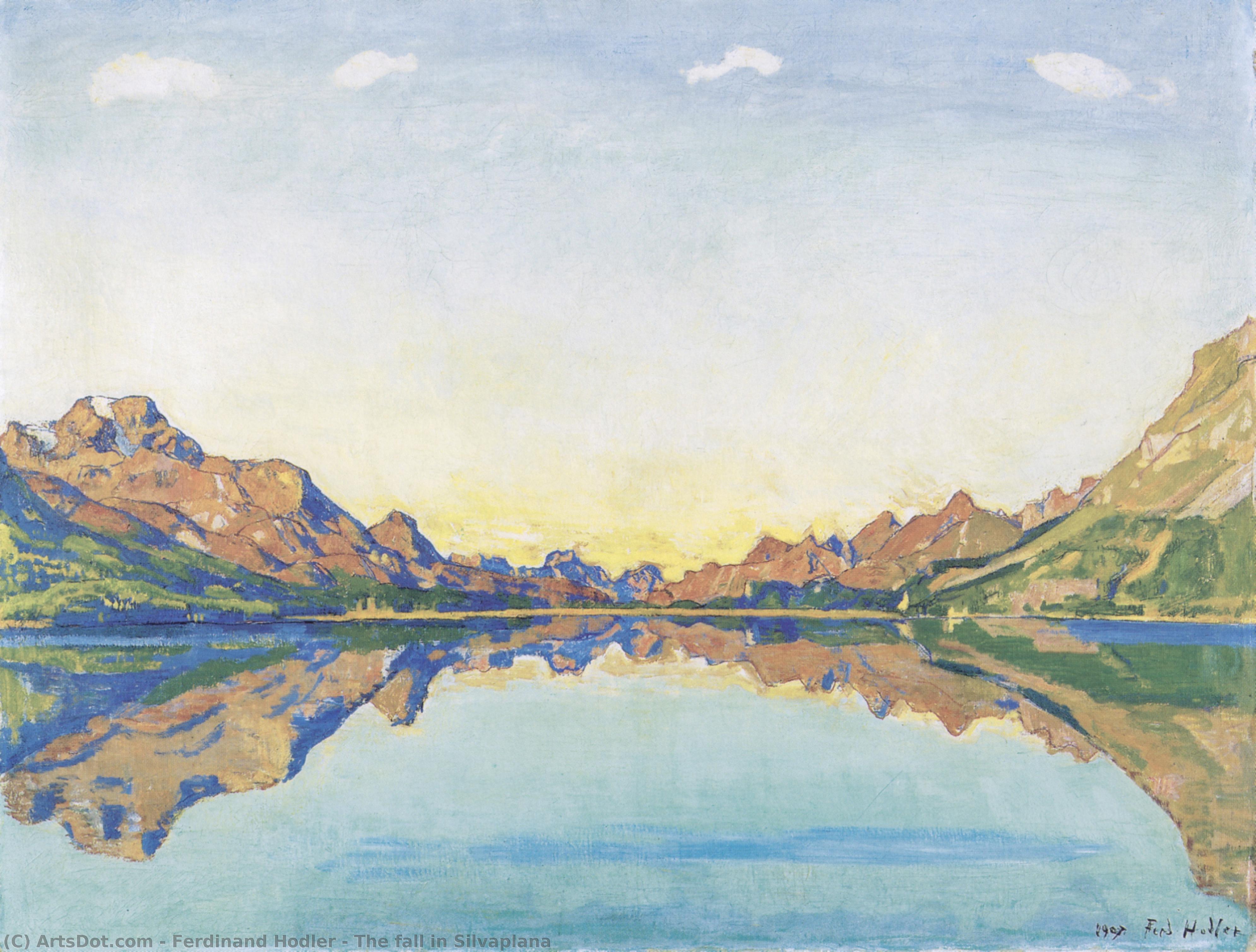 The Fall In Silvaplana — Ferdinand Hodler