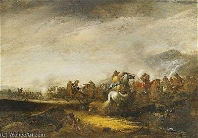 Bataljscen — Abraham Van Der Hoef