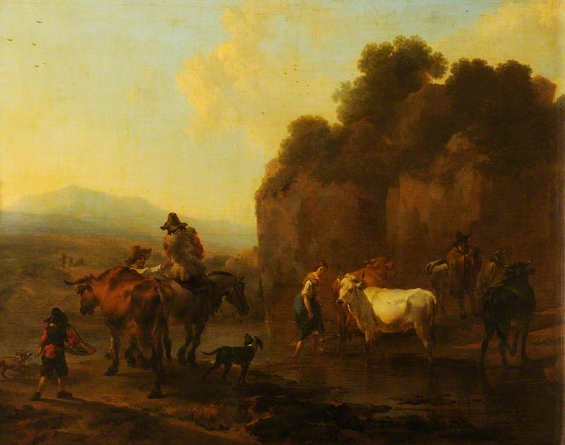 The Ford — Nicolaes Pietersz Berchem