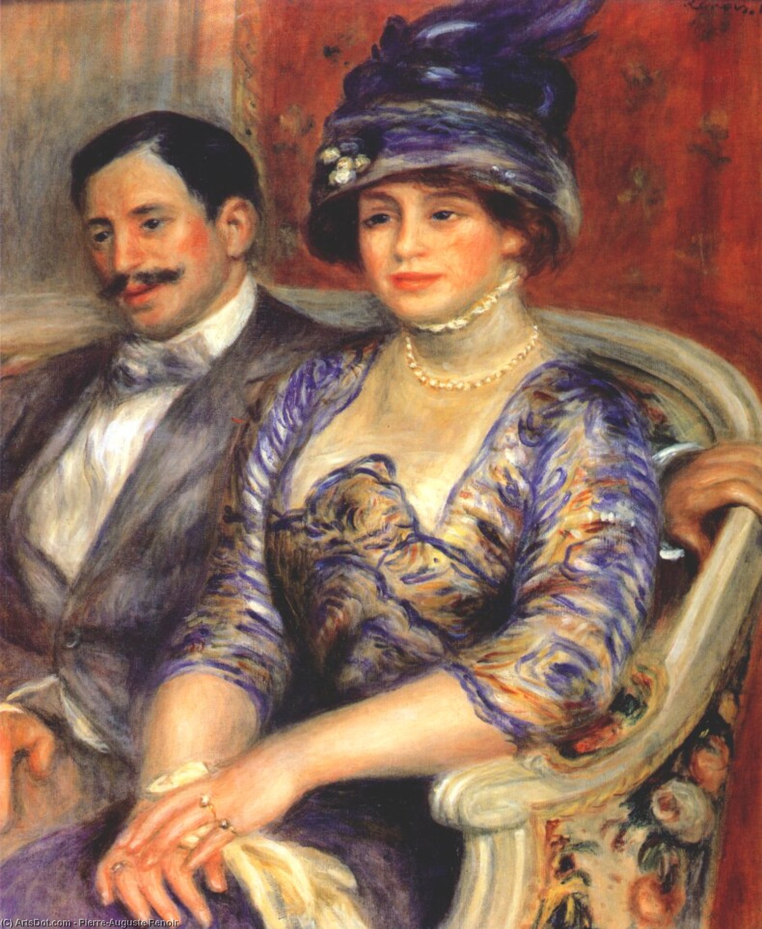 Retrato De M. Y Mme. Bernheim De Villers — Pierre-auguste Renoir