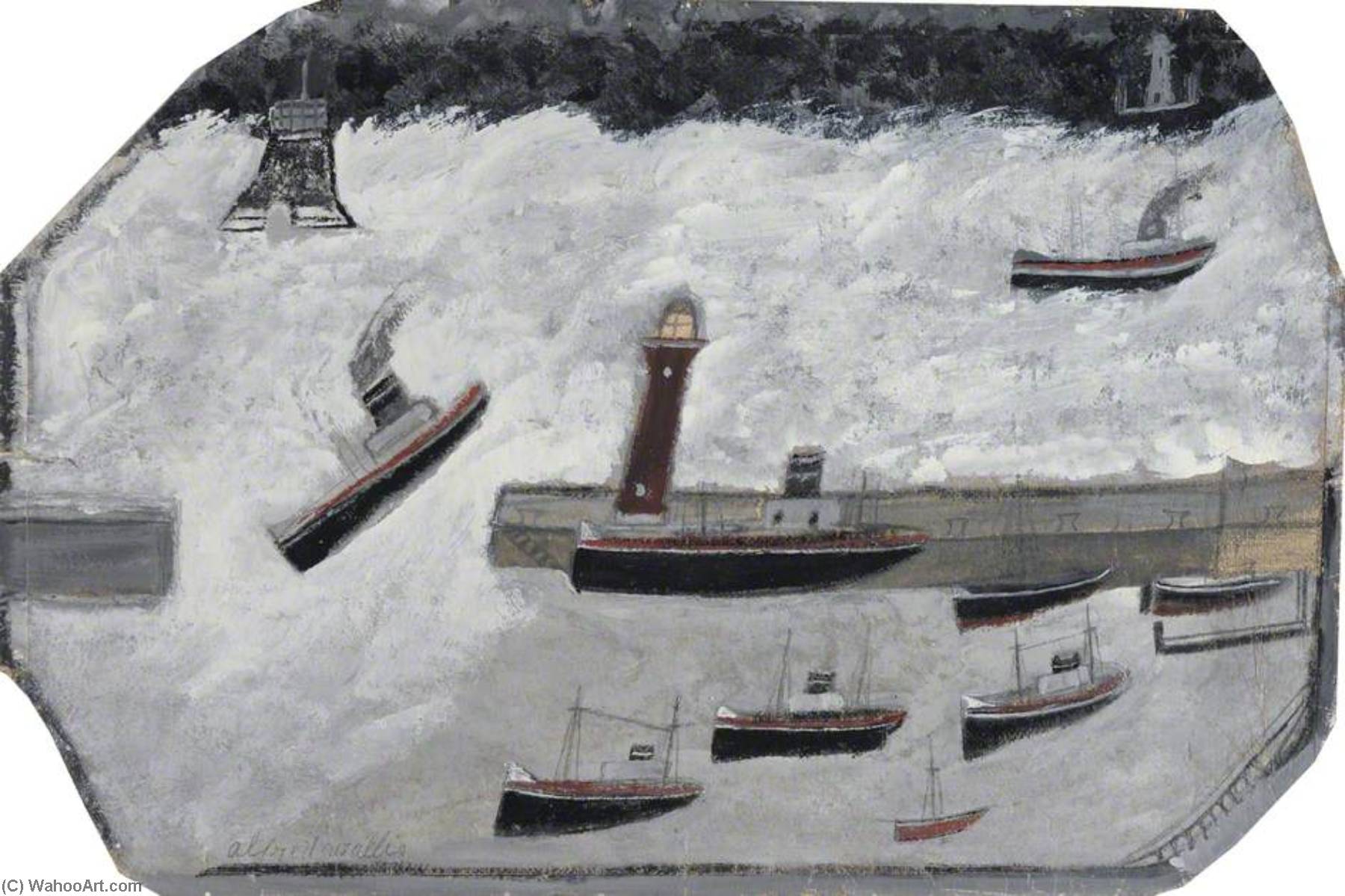 Penzance Harbour — Alfred Wallis