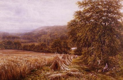 Harvest Time On The Dart — Edmund George Warren